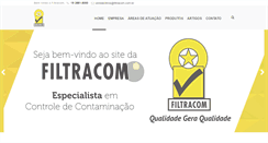 Desktop Screenshot of filtracom.com.br